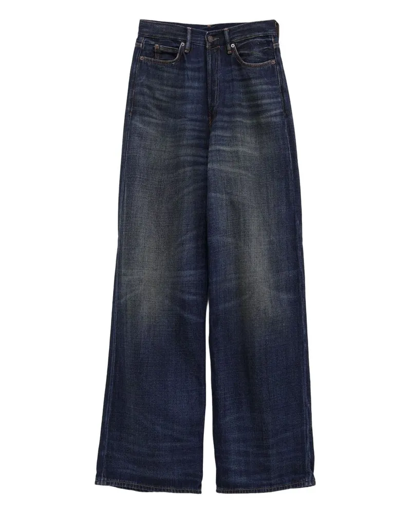 Acne Studios Weitbein -Denim -Jeans Blue