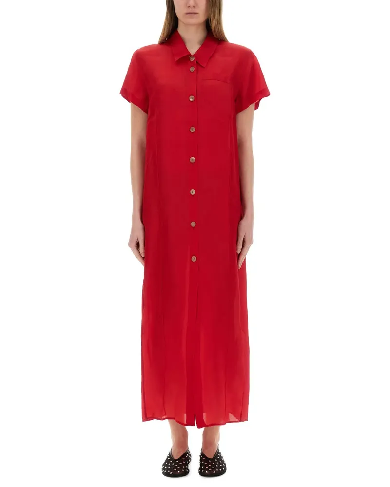 KHAITE effy" Kleid Red