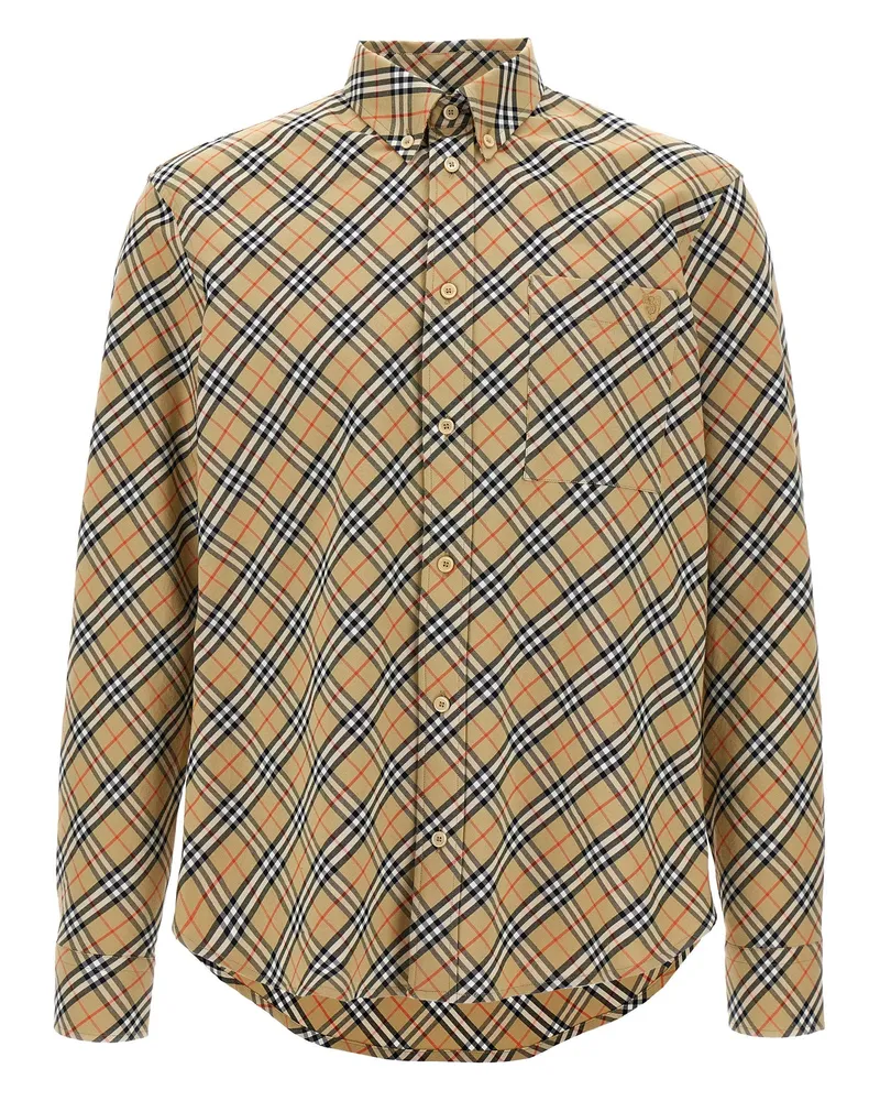 Burberry Check -Shirt Beige