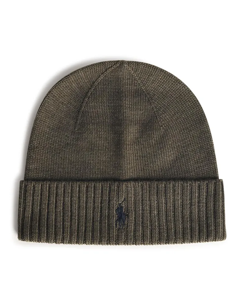 Ralph Lauren Green Woll Beanie Green