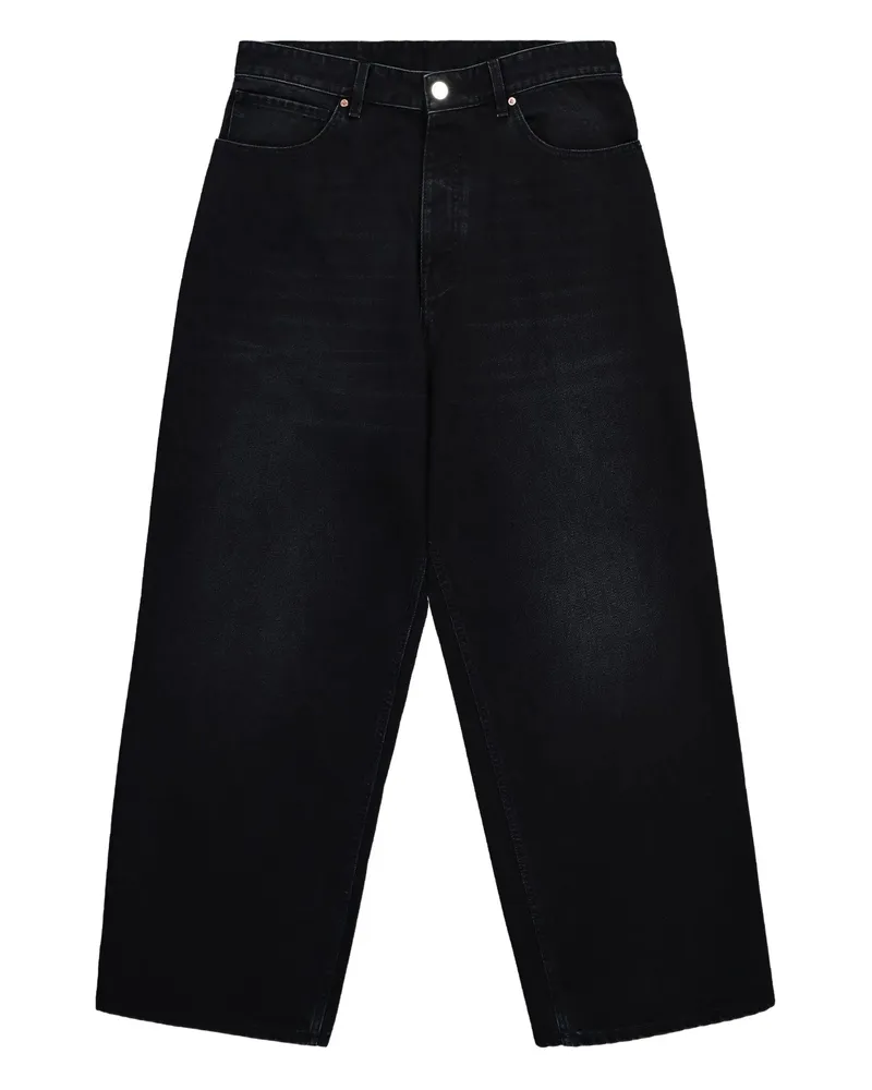 VETEMENTS bemalte Anarchie überarbeitete Jeans 