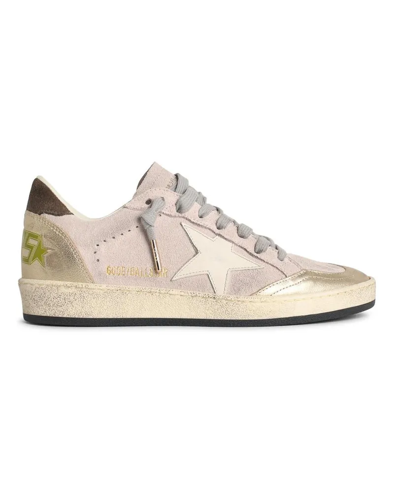 Golden Goose Ball Star' Pink Suede Sneakers Pink