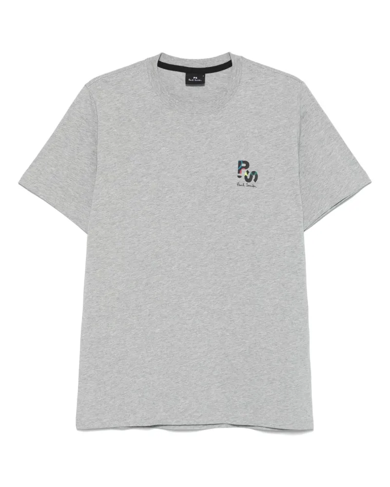 Paul Smith PS von Paul Smith Logo Baumwoll -T -Shirt Grey