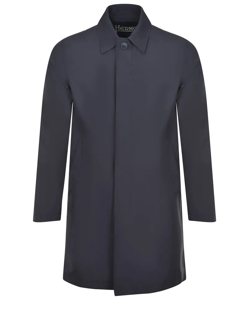 Herno Regenmantel aus Polyester Blue