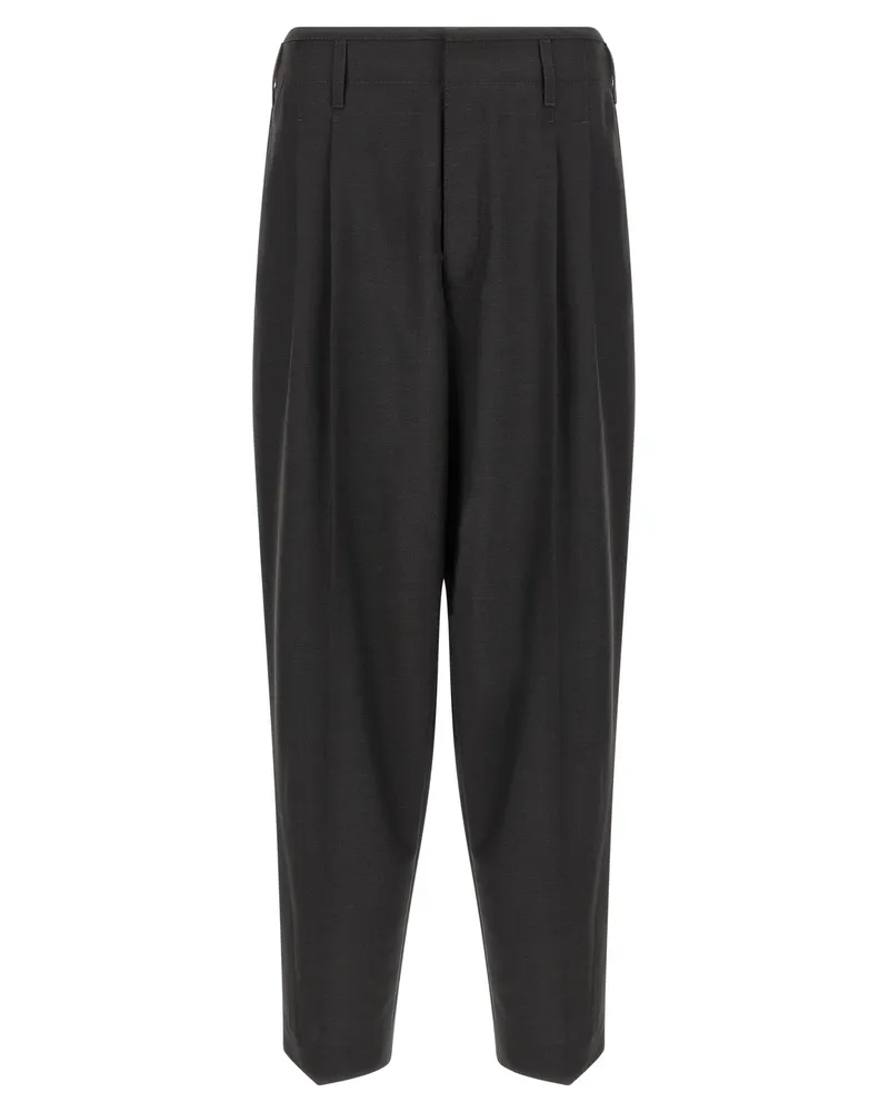 Christophe Lemaire Plisseehose Gray
