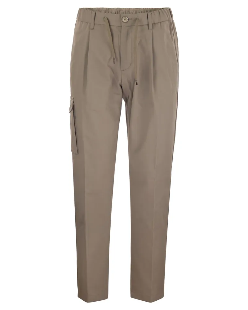 Herno Pure Cotton Resort Cargohose Beige