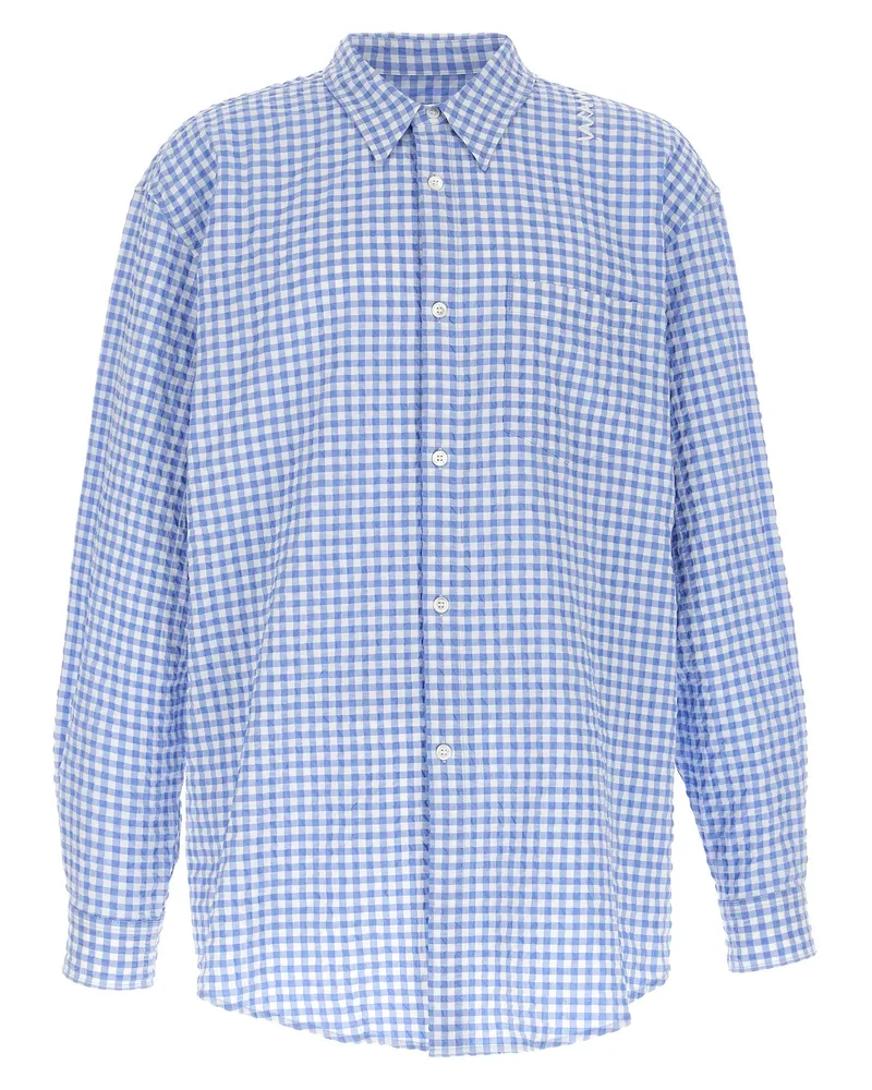 Marni Vichy' Hemd Blue