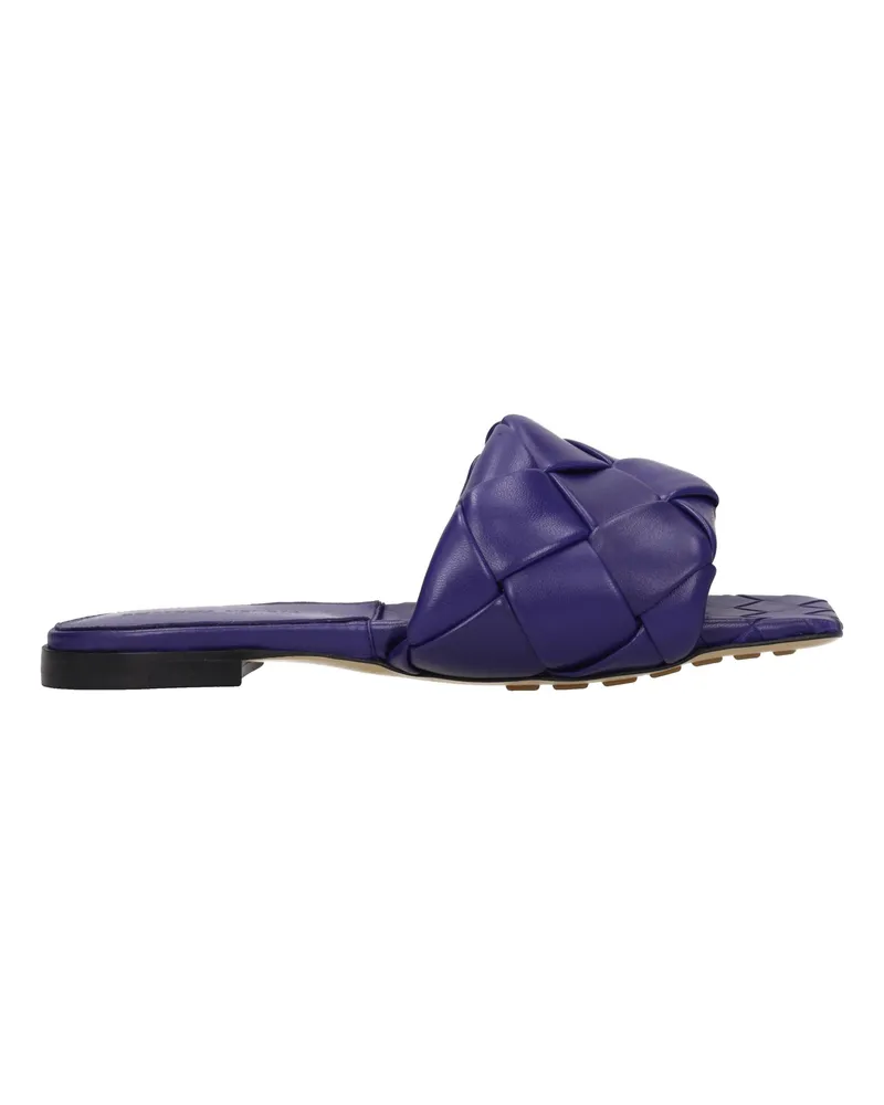 Bottega Veneta Damens Sandalen und Clogs aus lila Leder -