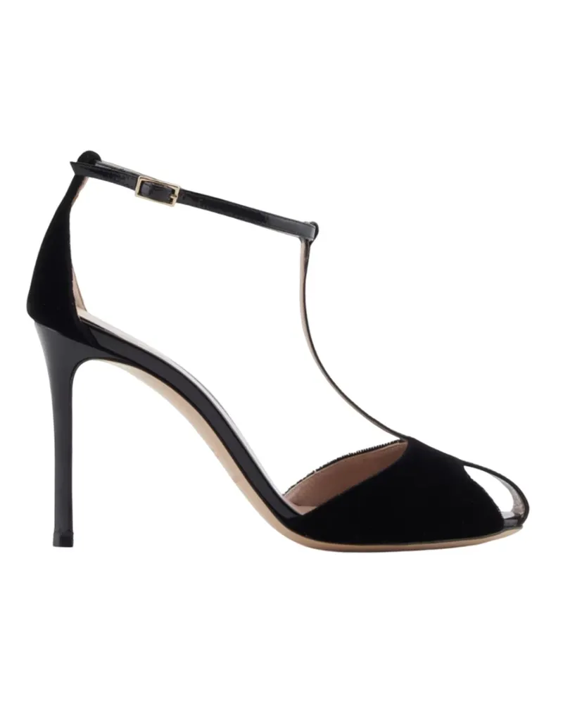 Emporio Armani flache Schuhe Nero+nero