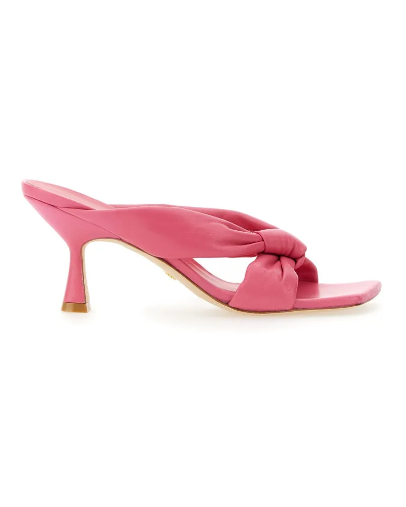 Stuart Weitzman Sandale mit Bogen Fuchsia