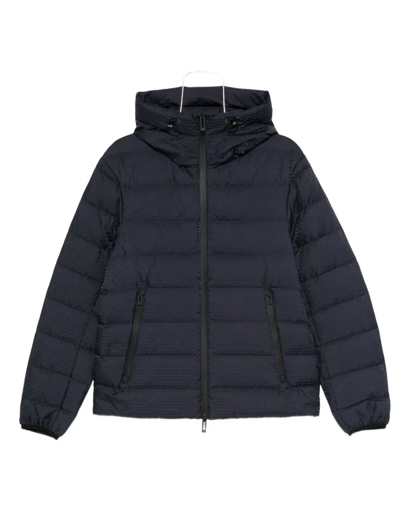 Emporio Armani Nylon-Daunenweste Blue