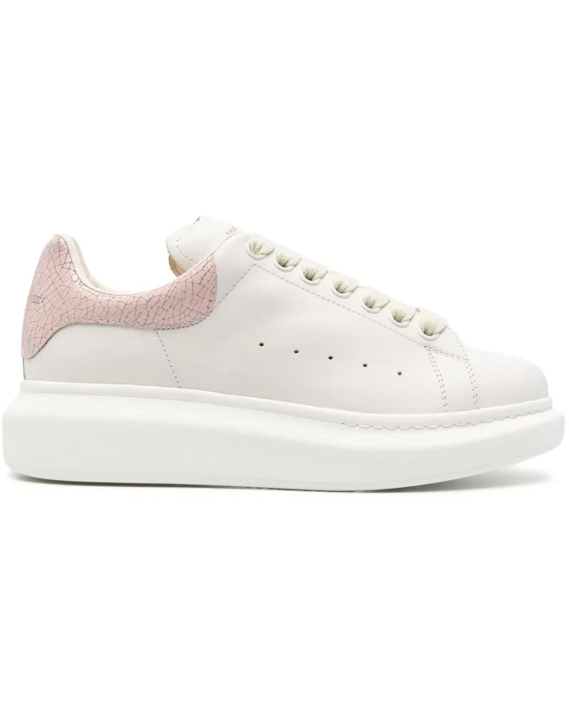 Alexander McQueen Alexander MC Queen übergroße Leder -Turnschuhe Powder