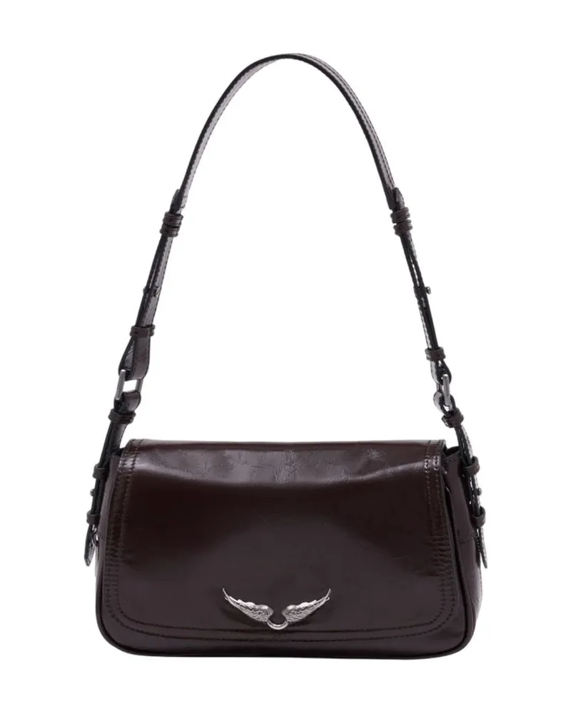 Zadig & Voltaire Le Zouzou Umhängetasche  Leder Braun Braun
