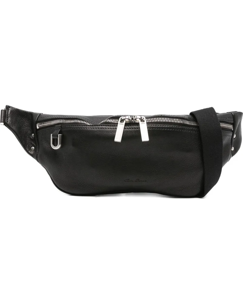 Rick Owens Leder Bumbag Black