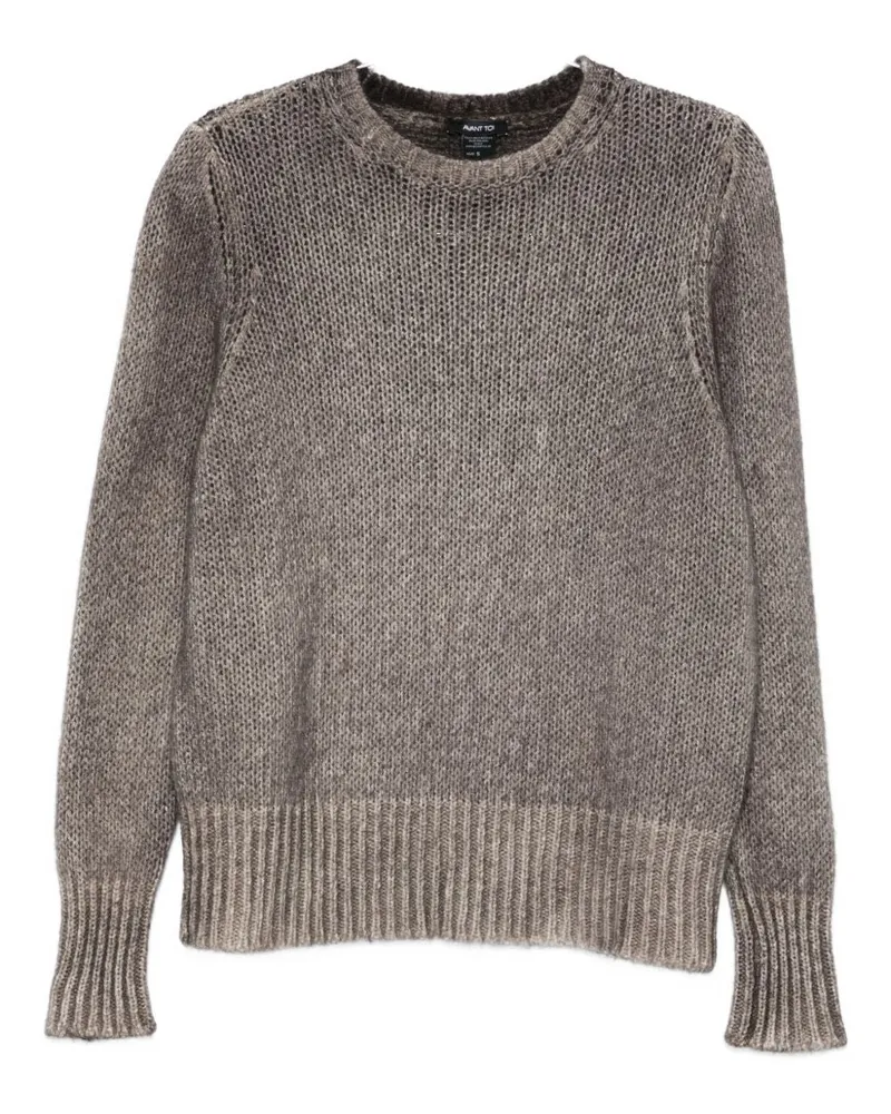 Avant Toi Cashmere Crewneck Pullover Brown