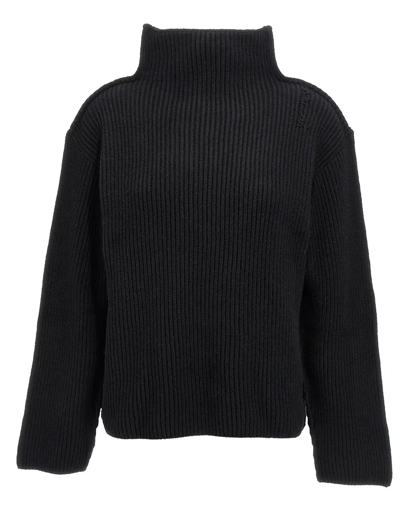 Marni gerippter Pullover Black