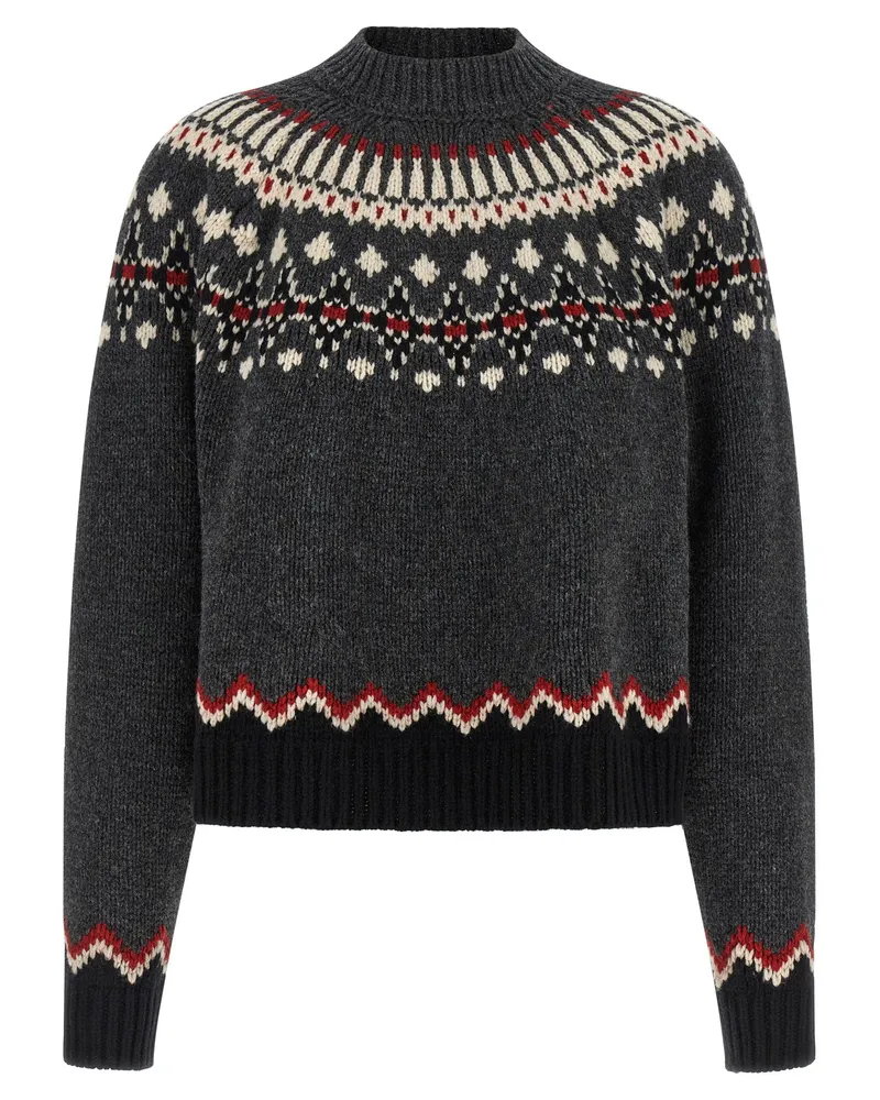 Alanui süßer Winterpullover Gray