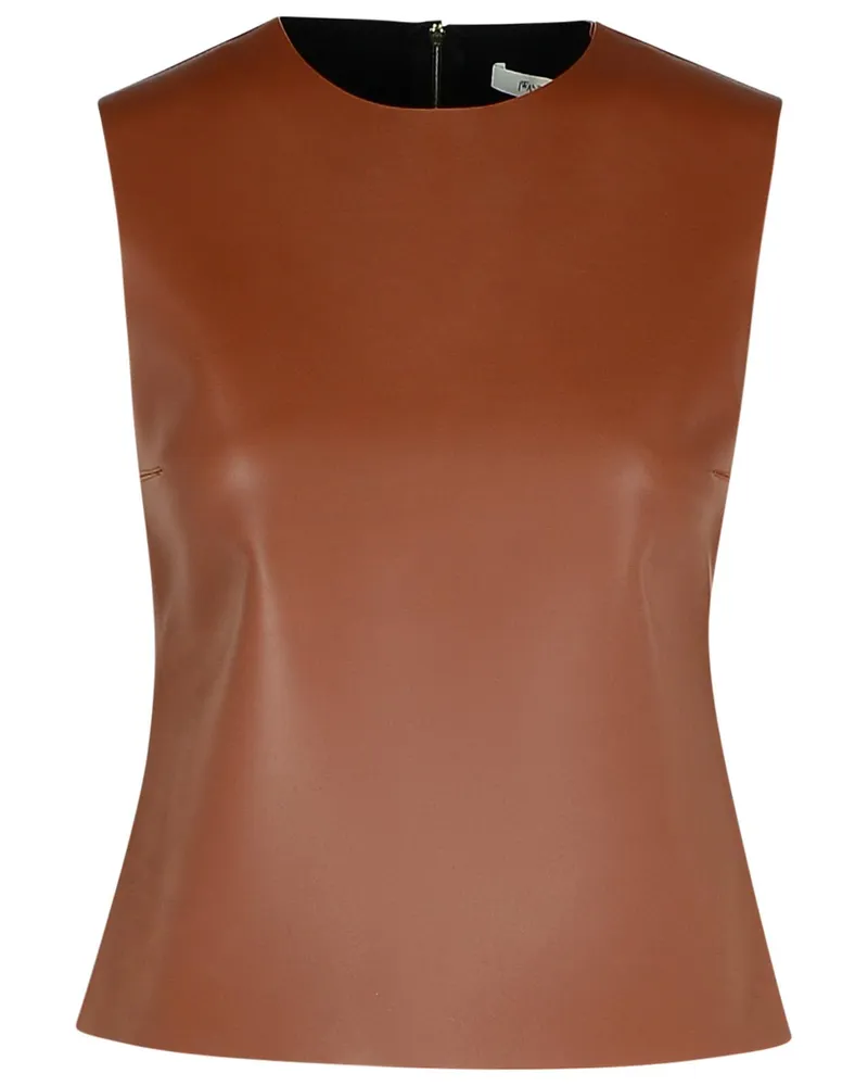 J.W.Anderson JW Anderson Brown Lear Tank Top Brown
