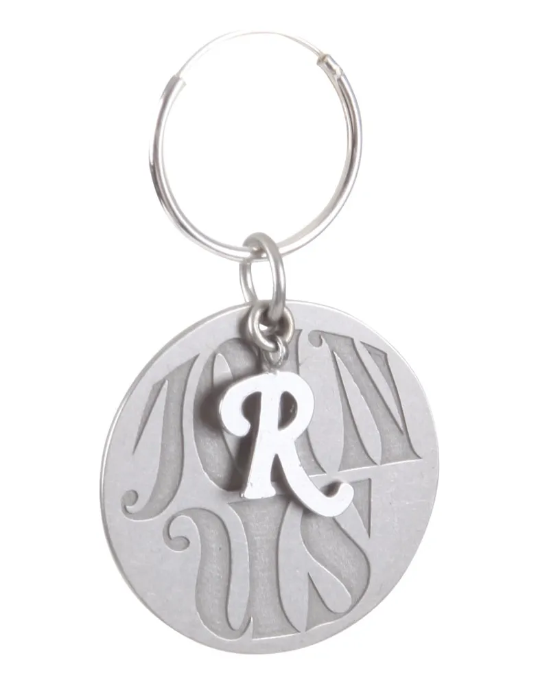 Raf Simons Circle Single Ohrringe Silver