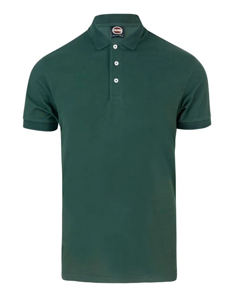 Colmar Polo in Piquè Verde Green