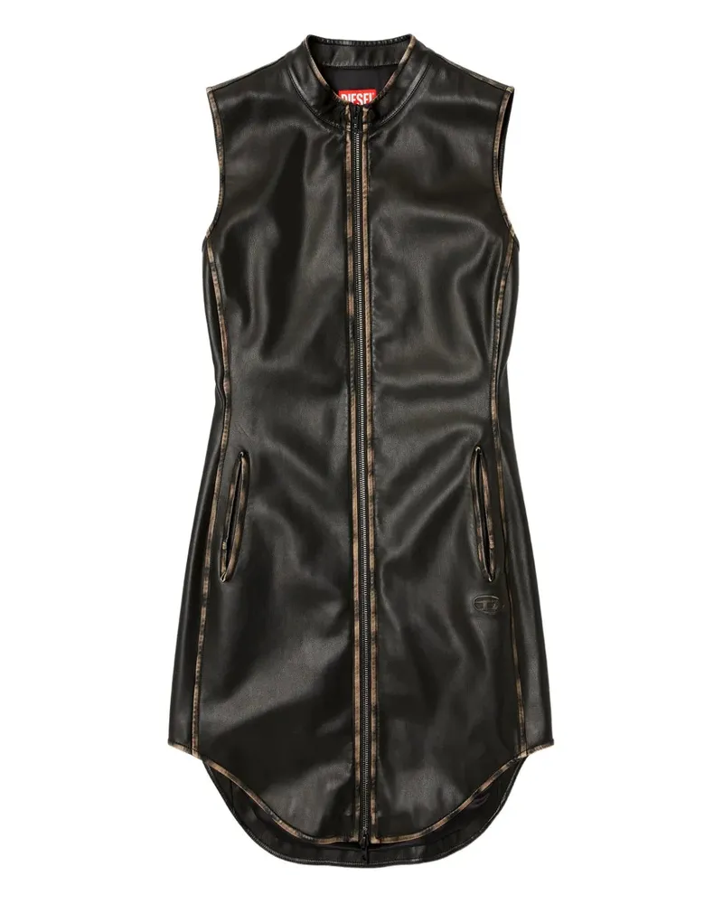 Diesel ärmellose kurzes Kleid mit Reißverschluss 9xx