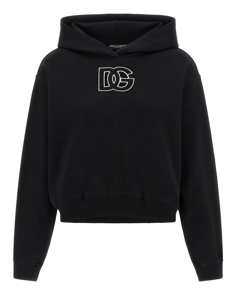 Dolce & Gabbana Stickerei Sweatshirt Black