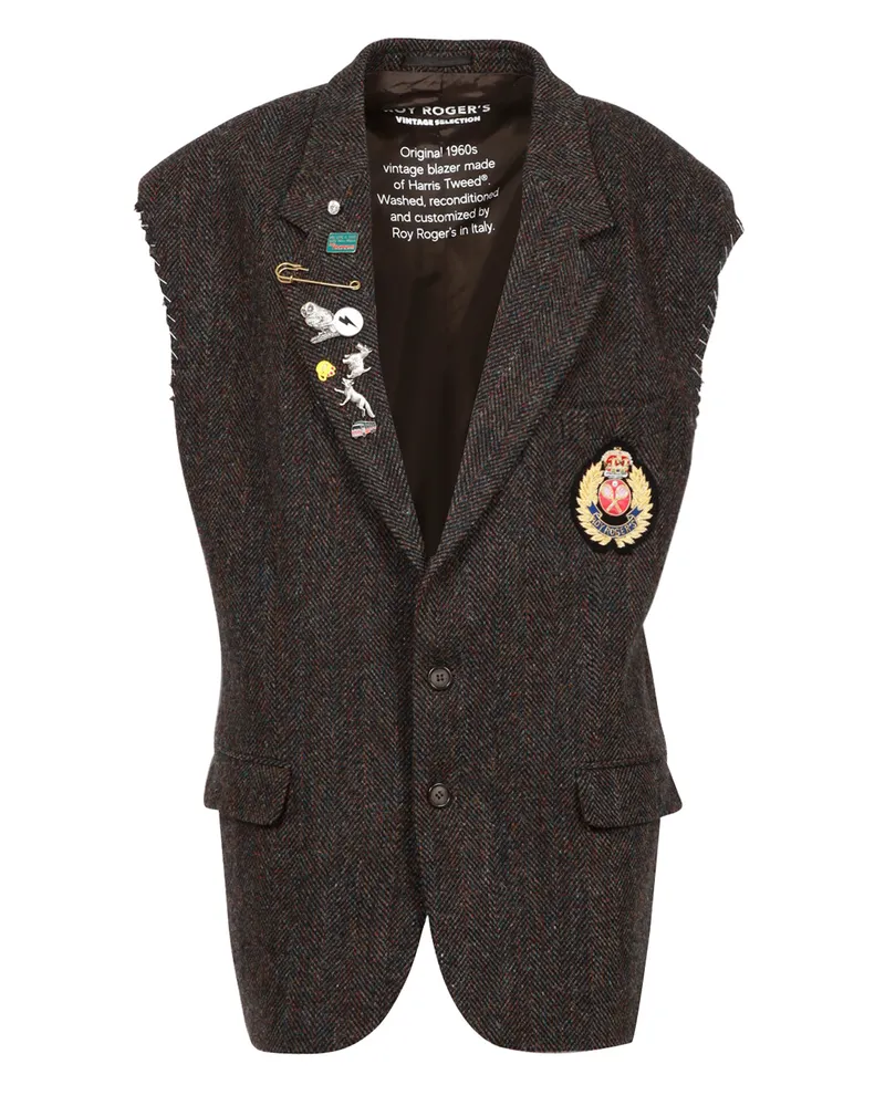 Roy Roger's Roy Roger 's Jacken Antracite+nocciola+tortora