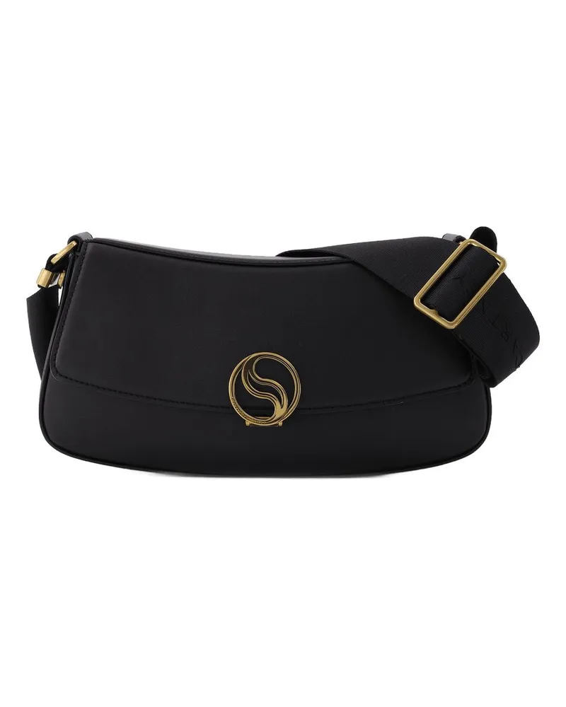 Stella McCartney S Wave Small Hobo Bag  Black Leder Veganer Schwarz
