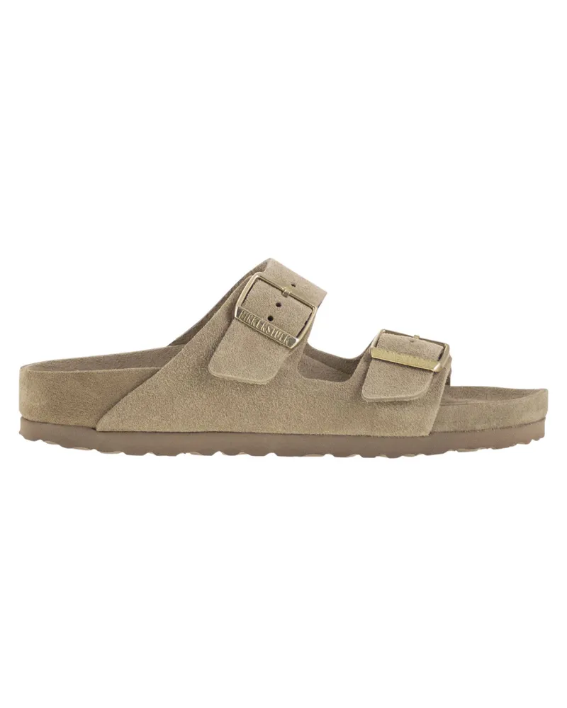 Birkenstock Arizona Exquisites Slipper mit Doppelschnalle Turtledove