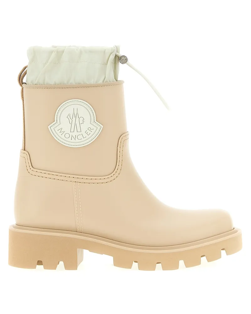 Moncler Kickstream“ Regenstiefel Beige