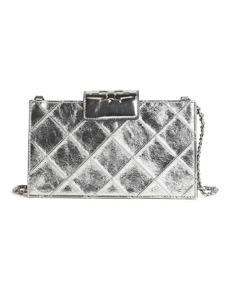 Tory Burch Silber Lear Umhängetasche Silver