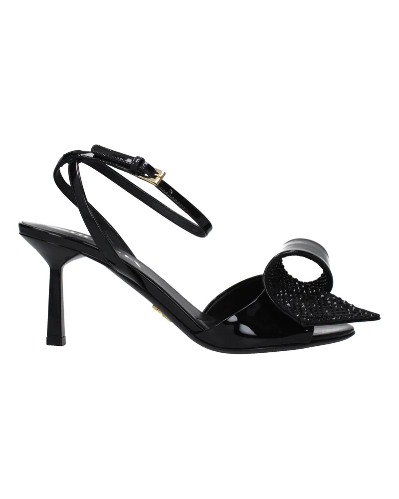 Prada Sandalen Frauen malen schwarz -