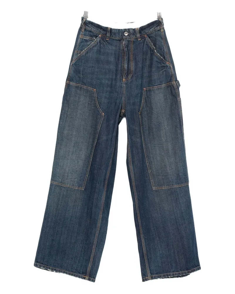 Maison Margiela Jeans aus Denim-Baumwolle Blue