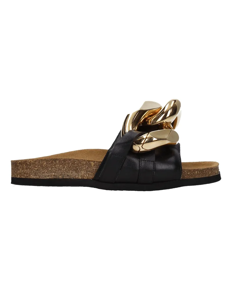 J.W.Anderson JW Anderson Pantoffeln und Hufe Frauen Leder schwarz -