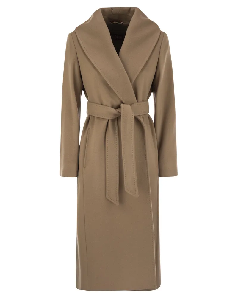 Max Mara Loriana Wool Drap Coat Camel