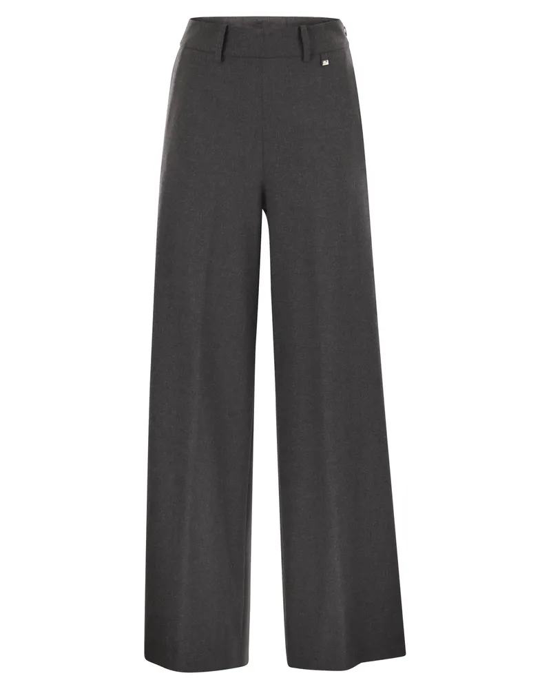Herno Resorthose in Melange Stoff Dark