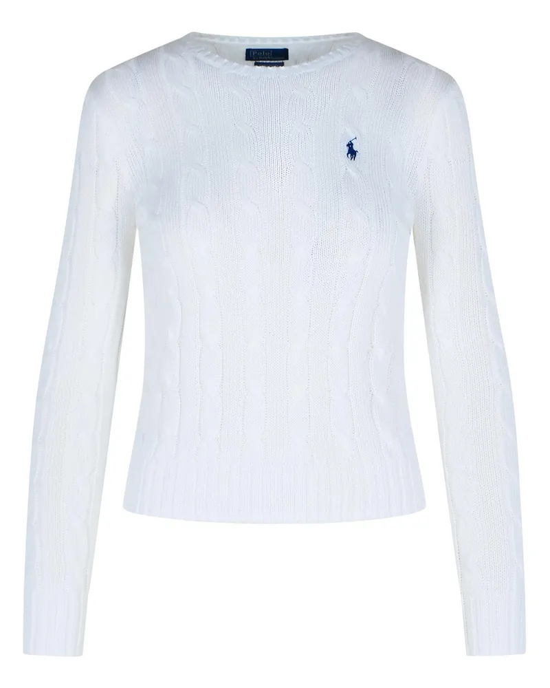 Ralph Lauren Weißer Baumwollpullover „Julianna“ von White