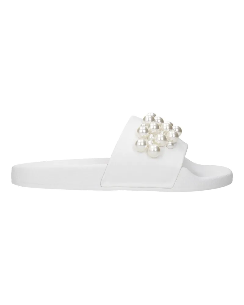Stuart Weitzman Hausschuhe und Hufe Frauen Leder weiß -