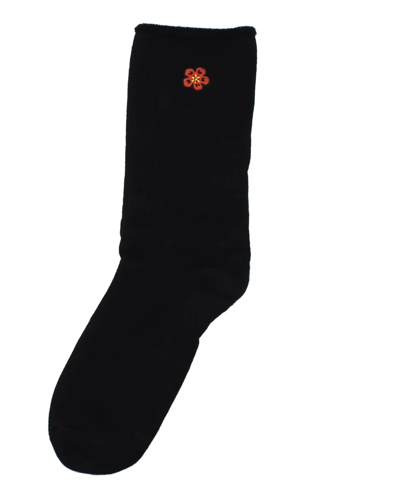 Kenzo Socken und Socken Männer Baumwollschwarz -