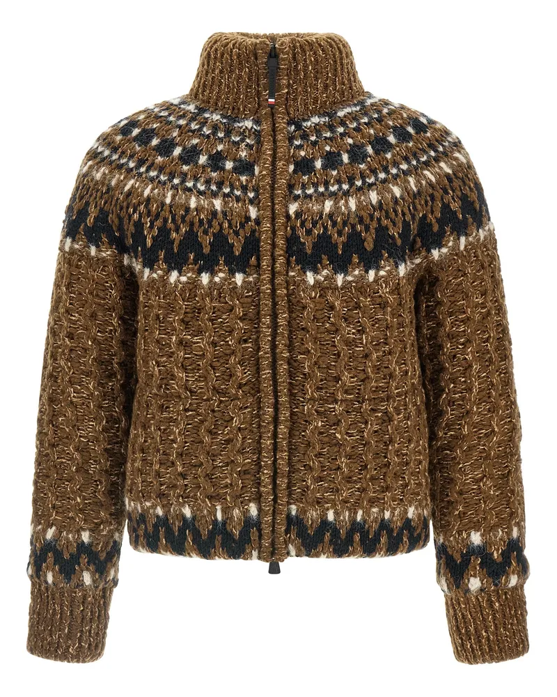 Moncler Indren' Daunenjacke Brown