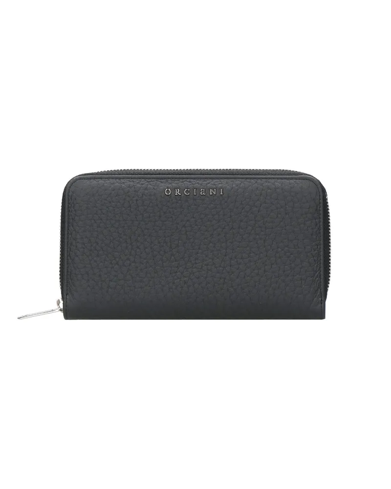 Orciani Brieftaschen schwarz Black