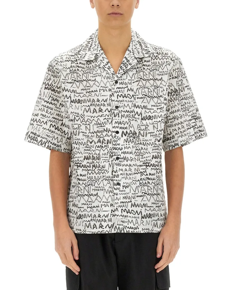 Marni gedrucktes Hemd Multicolour