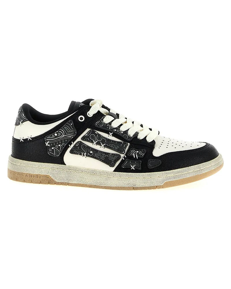 Amiri Bandana Skel Top Low' Sneakers Black