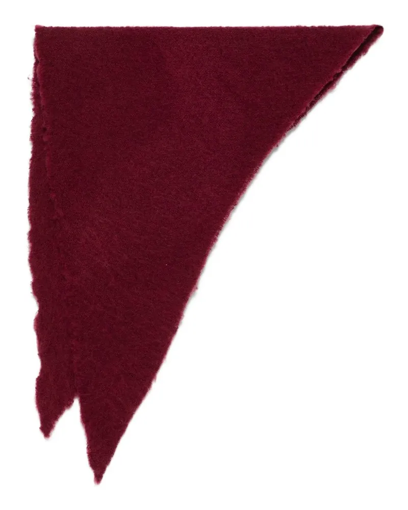 Faliero Sarti Kat Wool und Cashmere Foulard Bordeaux