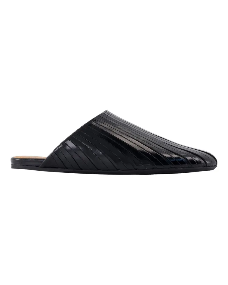 Marni Sabot Sandalen  Leder Schwarz Black