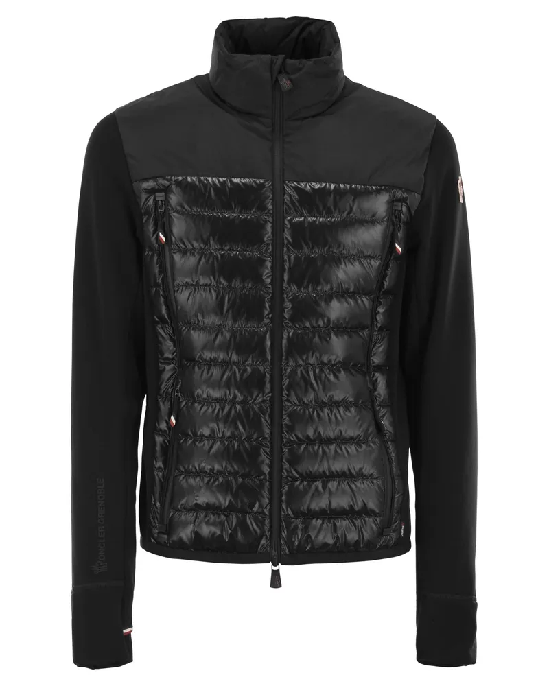 Moncler Polartec® gepolstertes Sweatshirt Black