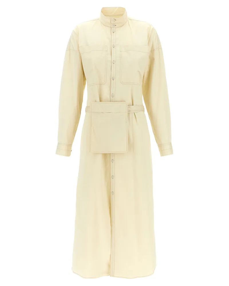 Christophe Lemaire Baumwollkleid White