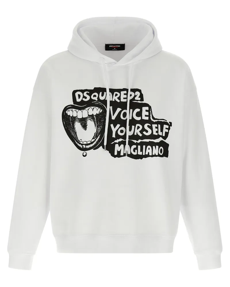 Dsquared2 Magliano x dsquared2 Kapsel Hoodie White