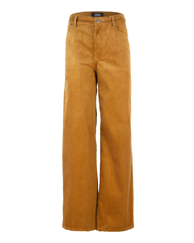 A.P.C. Pantalone Elisabeth Caramel Caramel