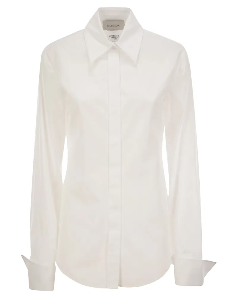 SPORTMAX COBEA POPLIN HIMTER White